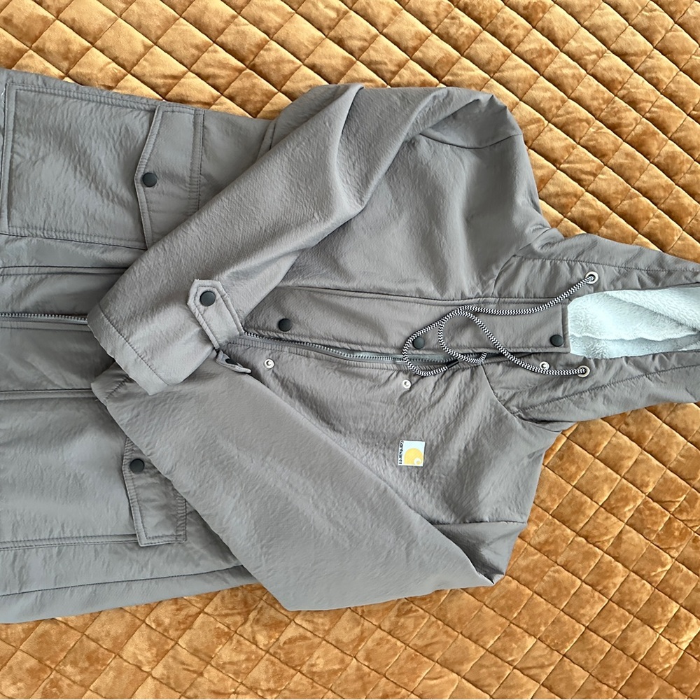 Carhartt Gray Jacket with Hood
